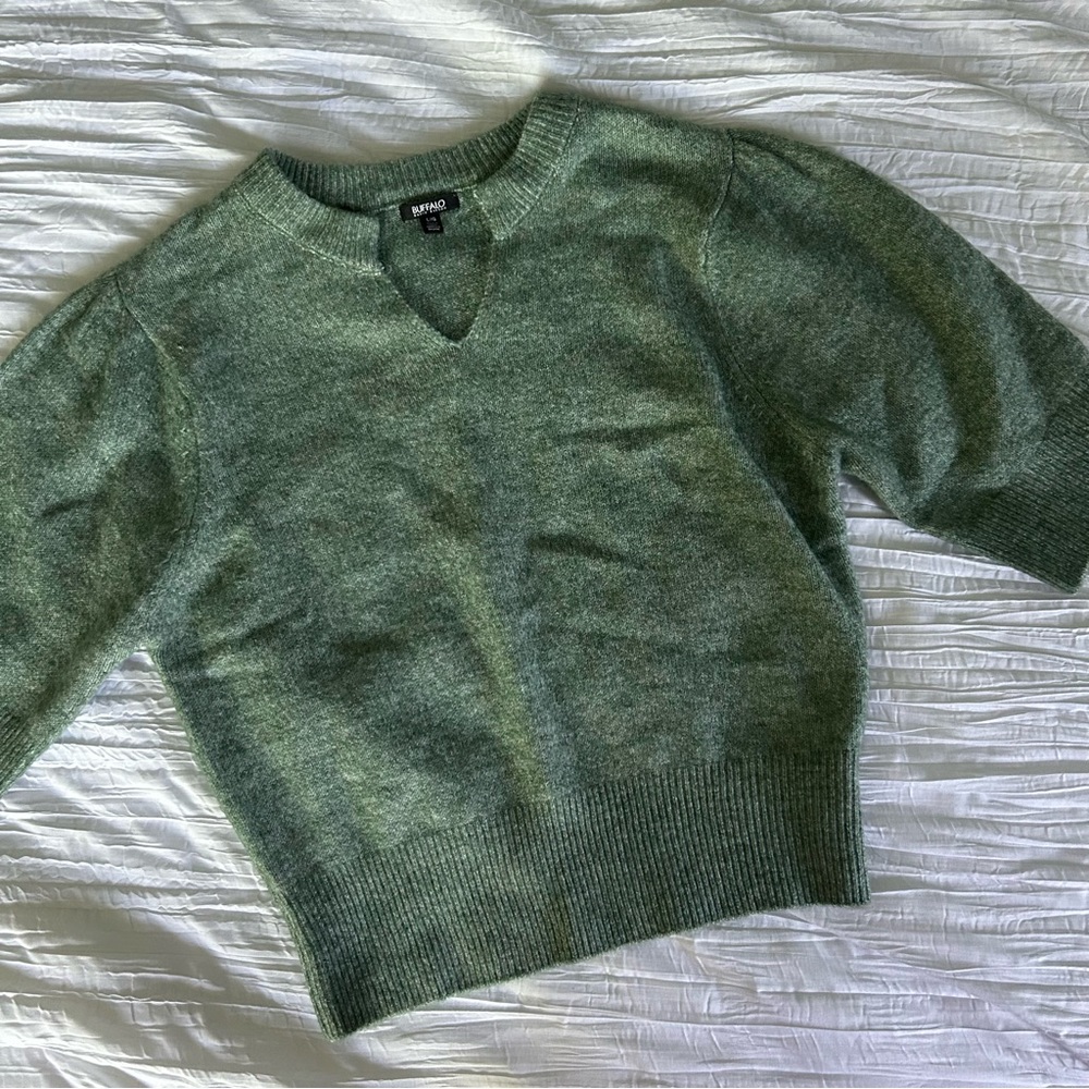 BUFFALO David Bitton Seafoam Green Sweater